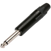Main product image for Neutrik NP2X-BAG Plug 1/4" Mono Black/Silver 092-318